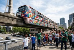 World Cup 2026: Seattle Monorail Unveils Tribute to 48 Nations - News