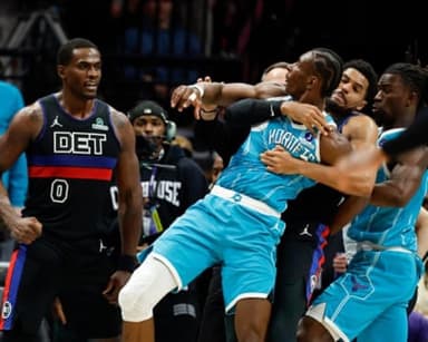 Four players ejected after brawl breaks out during Hornets-Pistons game - WNBA News
